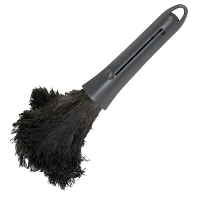 Retractable Feather Duster in Black