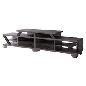 Vegah 82 in. Gray tv Stand Fits tv's up to 94 in. with Cable Management