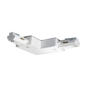 White Single Circuit Track Lighting L Track Lighting Connector