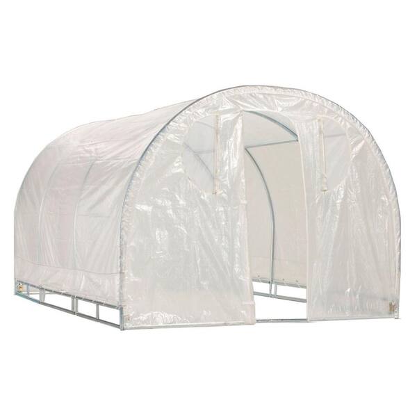 Weatherguard 6 ft. 6 in. H x 8 ft. W x 12 ft. L Round Top Greenhouse