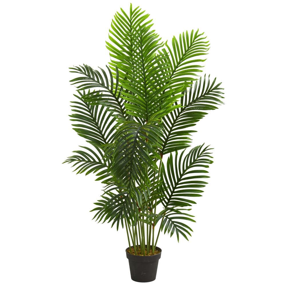 Nearly Natural Indoor 5 ft. Paradise Palm Artificial Tree 5533 - The ...