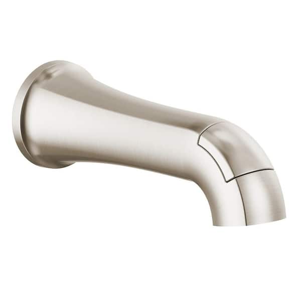 1-Pack Lorna 6.63 in. L Tub Spout in Spotshield Brushed Nickel
