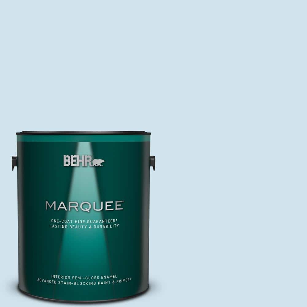 BEHR MARQUEE 1 gal. M5201A Soft Cloud SemiGloss Enamel Interior