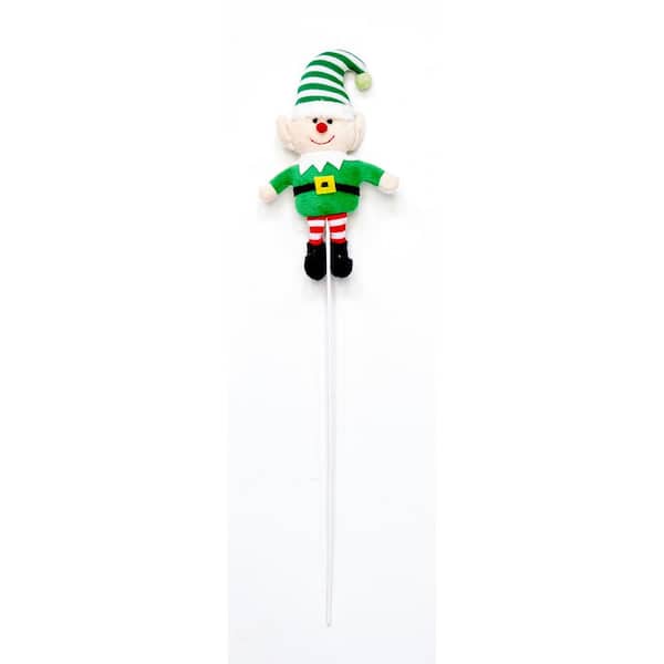 Unbranded 6 in. Christmas Elf on 11 in. Ornament Pick, Set of 6