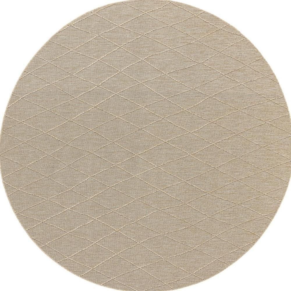 HomeRoots 8 ft. x 10 ft. Green Trellis Non Skid Rectangular Area Rug ...