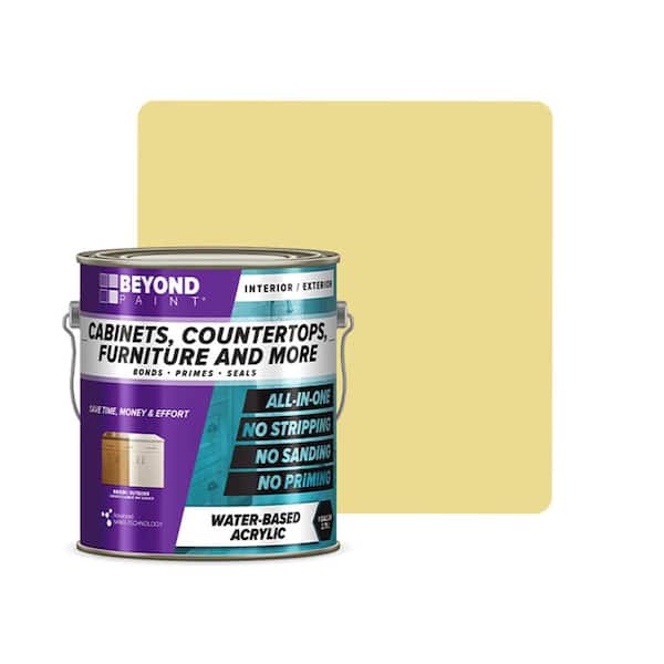 1 gal. Buttercream Cabinets, Countertops, Furniture & More Multi-Surface All-in-One Interior/Exterior Refinishing Paint