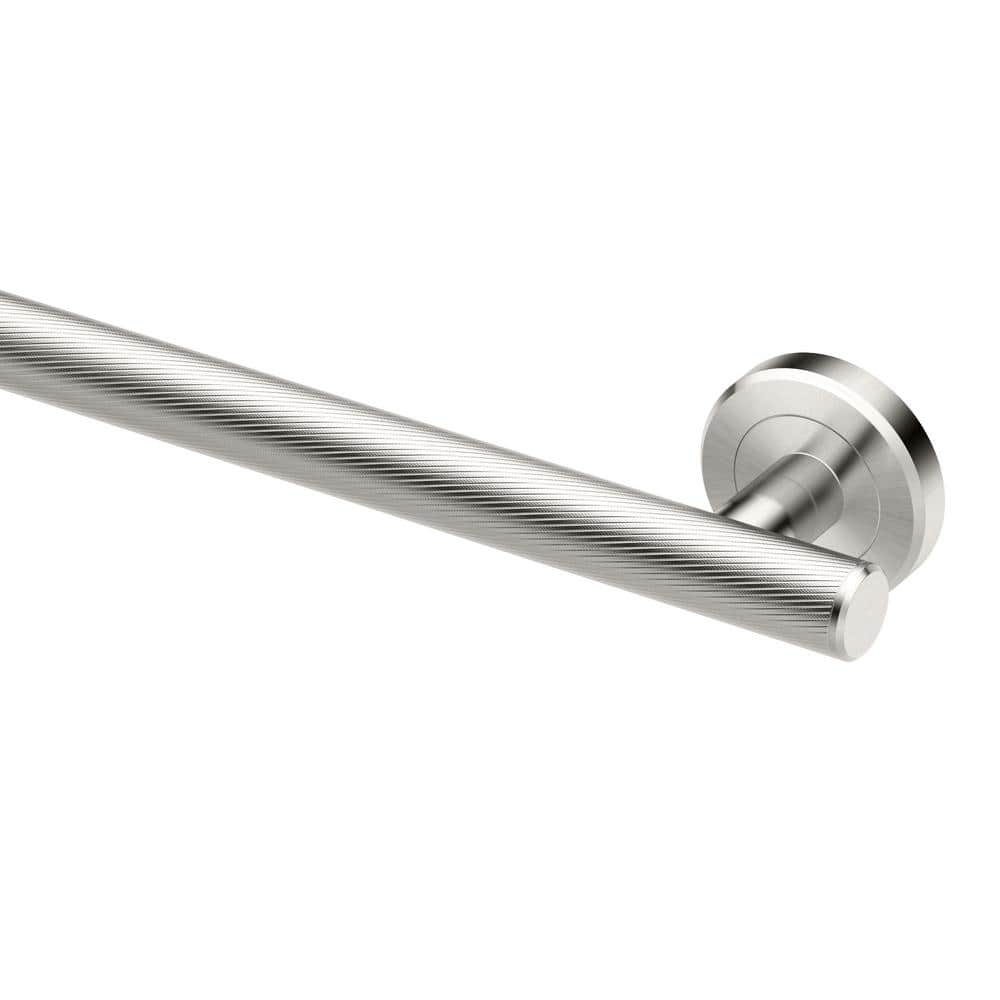 12-Inch Satin Nickel Wall Mounted Stainless Steel Grab Bar