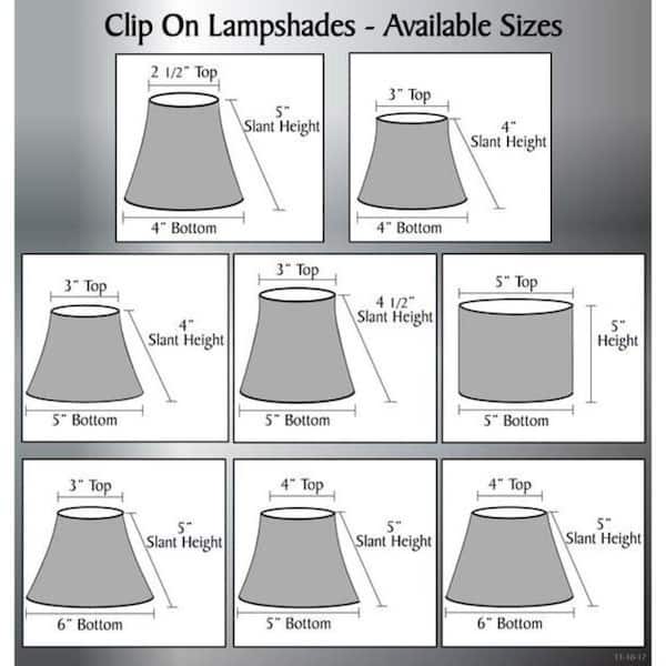 Aspen Creative Corporation 6 in. x 5 in. Black Bell Lamp Shade (6