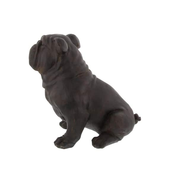 Vintage English Bulldog Bronze Statue, Puppy Dog Black Marble Base outlets Figurine Pet