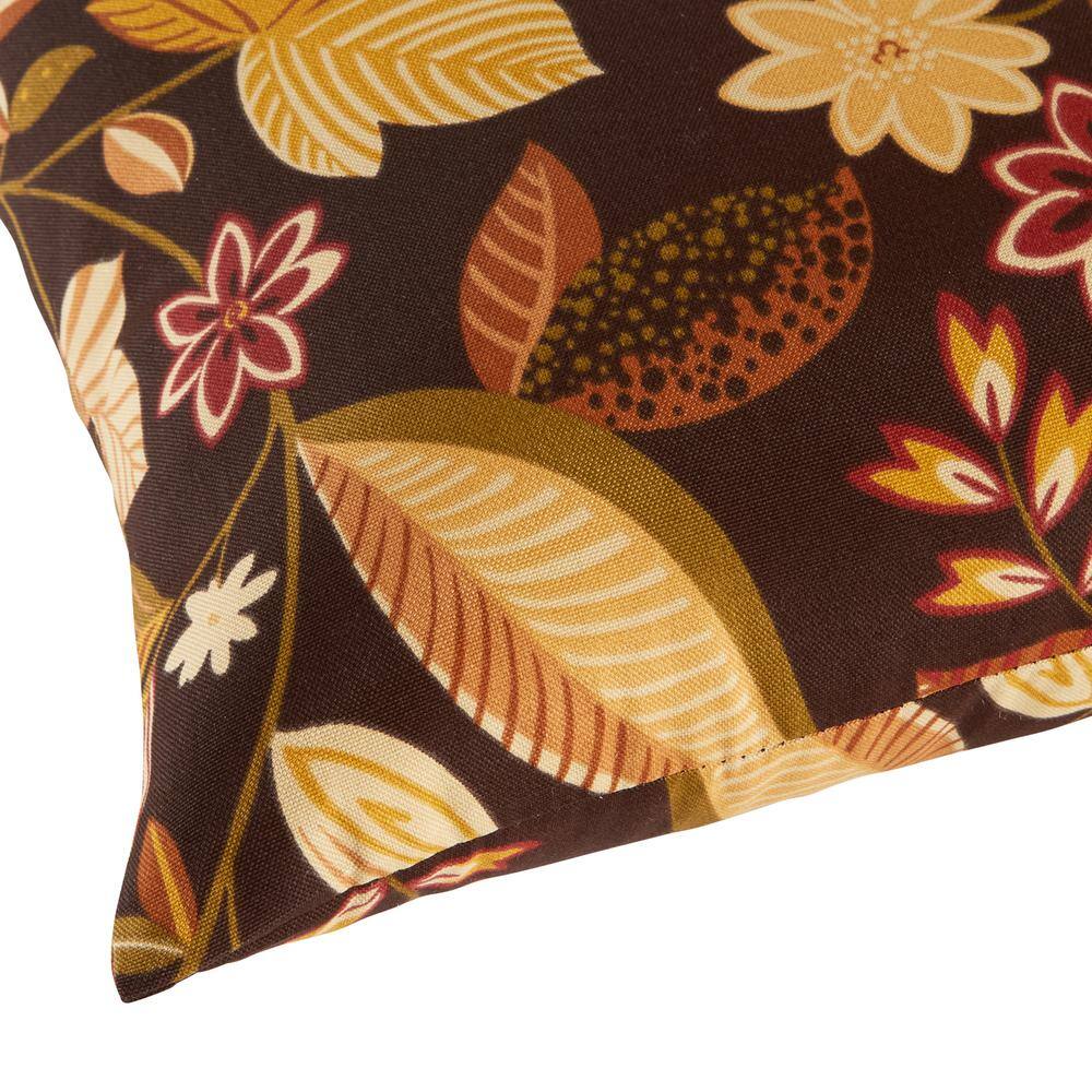 Timberland Floral 17" Square Outdoor Throw Pillow Set