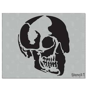 Skull Profile Stencil