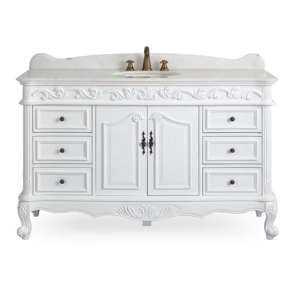 BECK♡ Benton Collection Beckham 56 in. W x 22 in D. x 36 in. H Bath