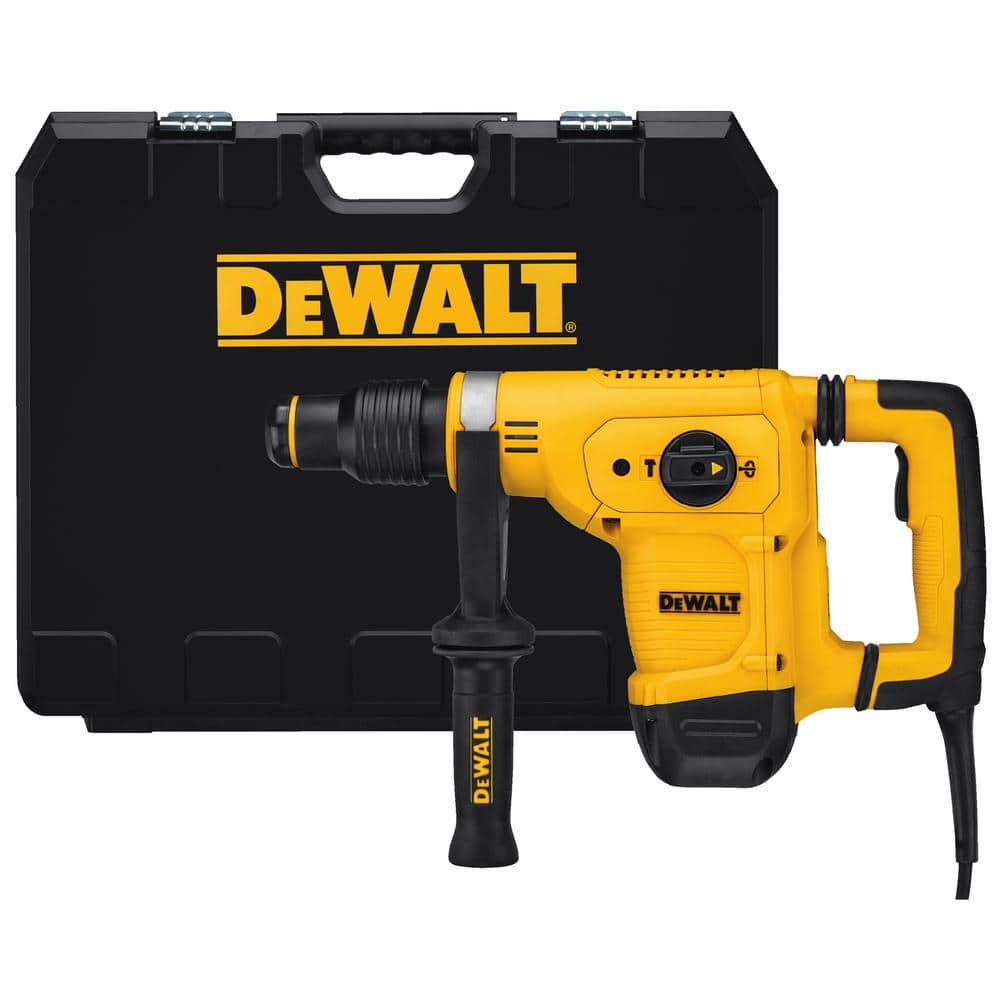 DEWALT 10.5 Amp 1-1/8 in. Corded SDS-MAX Chipping Concrete/Masonry Rotary  Hammer with SHOCKS and Case D25810K The Home Depot