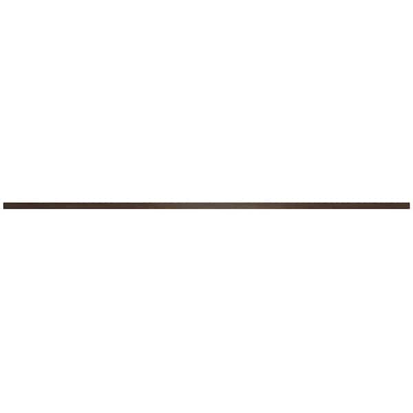 Hampton Bay 91.5 in. W x 1.5 in. H Square Edge Molding in Brindle