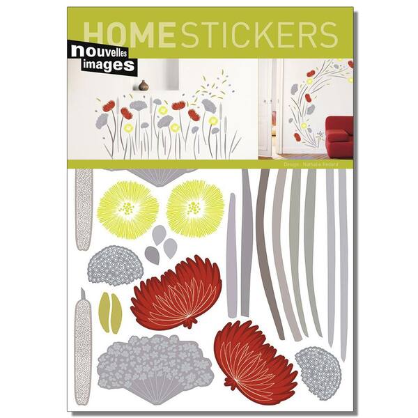 Nouvelles Images Multicolor Wildflowers Home Sticker