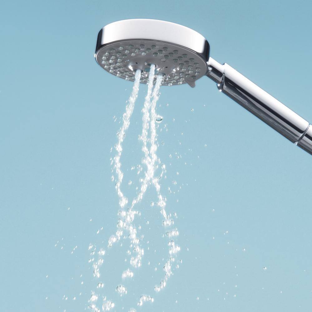 Chrome 4-inch Multi-Function Handheld Shower Head