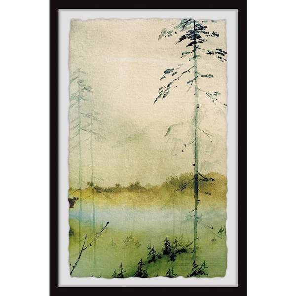Unbranded "The Wild Lake" by Marmont Hill Framed Nature Art Print 18 in. x 12 in.