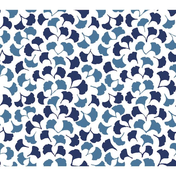 York Wallcoverings Navy Blue Forest Glade Peel & Stick Wallpaper Approx. 45 sq. ft.