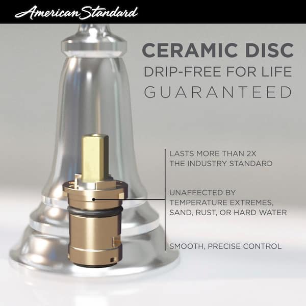 American Standard T000.502.002 Ceramix Single Handle Bath Shower TrimKit Less PC 