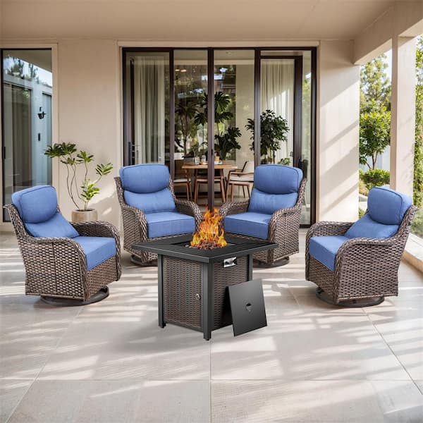 Fire Pit Home Depot Outdoor Furniture Cushions Noble House Comet