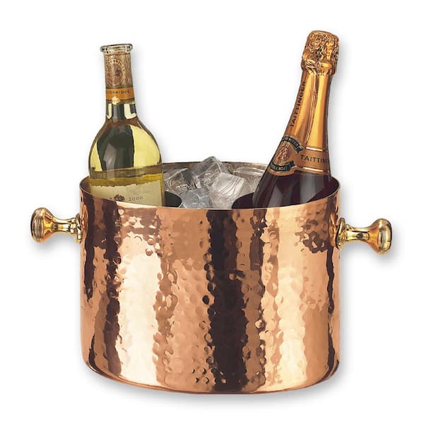 20-inch Giant Copper Tone Wine Glass/Champagne Magnum Chiller