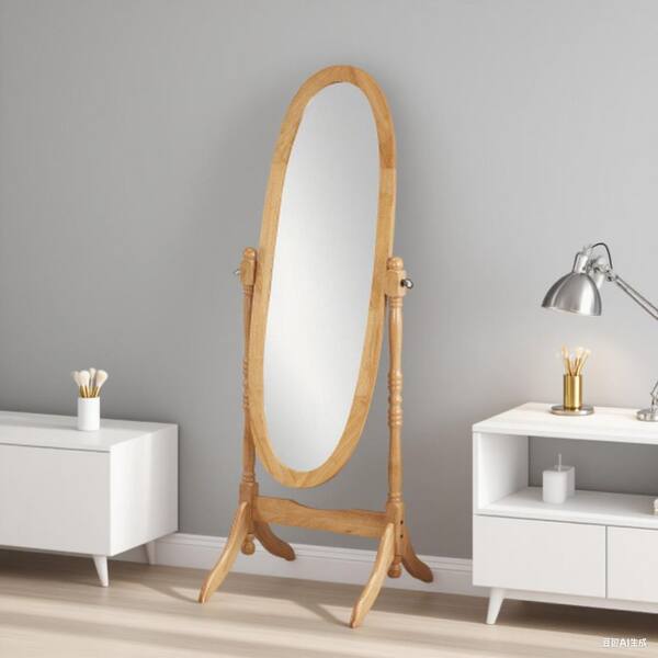 Traditional Queen Anna Style Brown 22.5 in. W x 59.25 in. H Oval