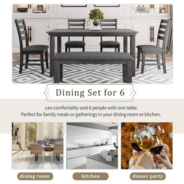Rooms To Go Dining Table Set for 6 for Sale in Orlando, FL - OfferUp
