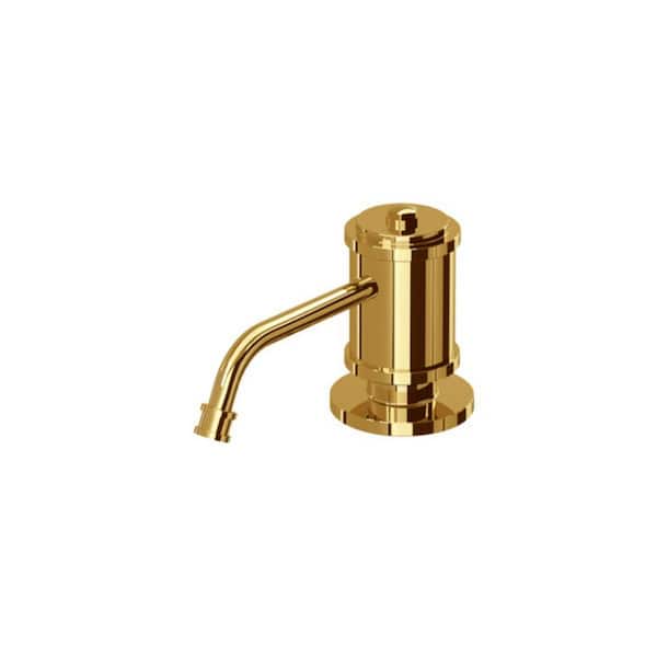 ROHL Armstrong Soap Dispenser in Unlacquered Brass