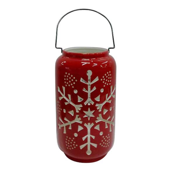 12 in. H Snowflake Luminary