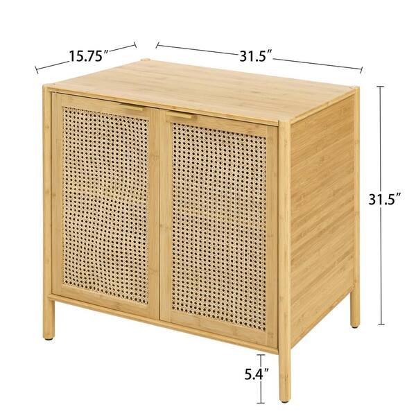 Ikea rattan store storage cabinet