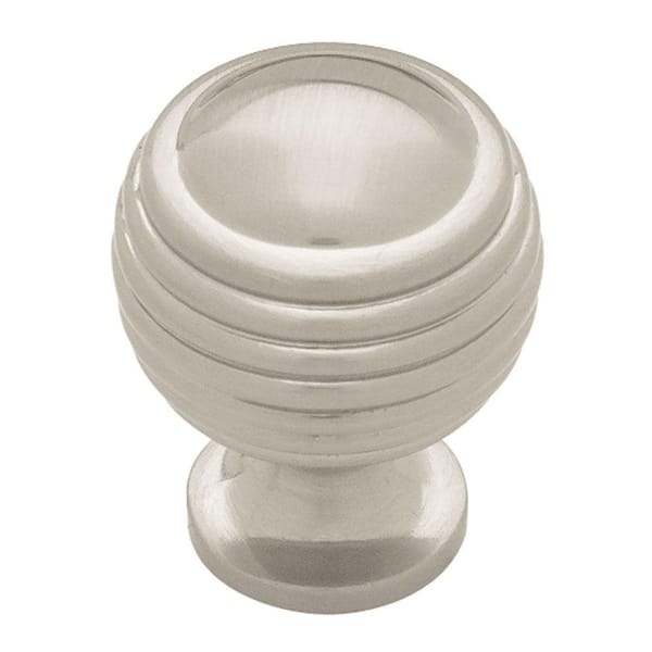 Liberty Astro 1-1/8 in. (28mm) in. Satin Nickel Dome Cabinet Knob