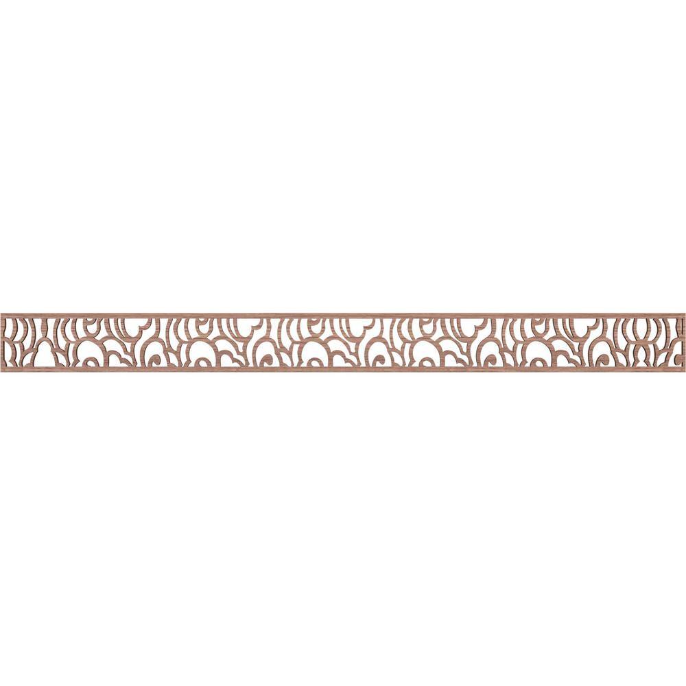 Springfield Fretwork 0.375 in. D x 46.375 in. W x 4 in. L Walnut Wood Panel Moulding price history on PriceWatchPro