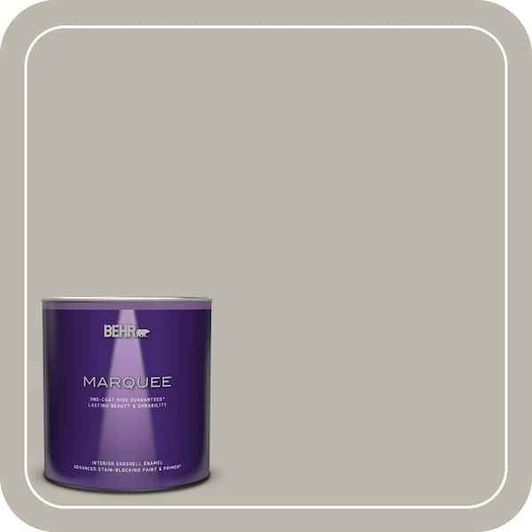 BEHR MARQUEE 1 qt. Home Decorators Collection #HDC-NT-06G Glasgow Fog Eggshell Enamel Interior Paint & Primer