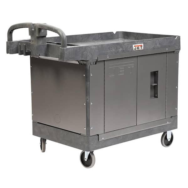 PUC-4325 Resin Utility Cart plus Load-N-Lock Security Cart System