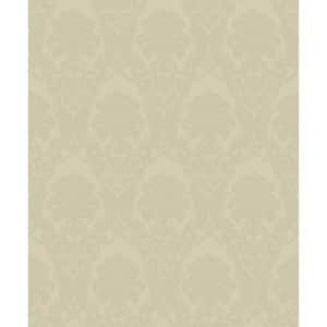 Renatta Gold Damask Vinyl Wallpaper