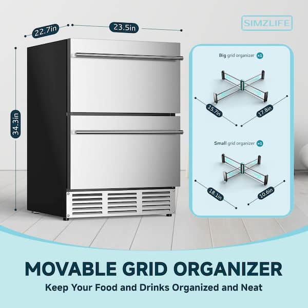 Sunset 冷蔵庫 Unique Appliances Classic Retro 23.8 in 11.7 cu. ft