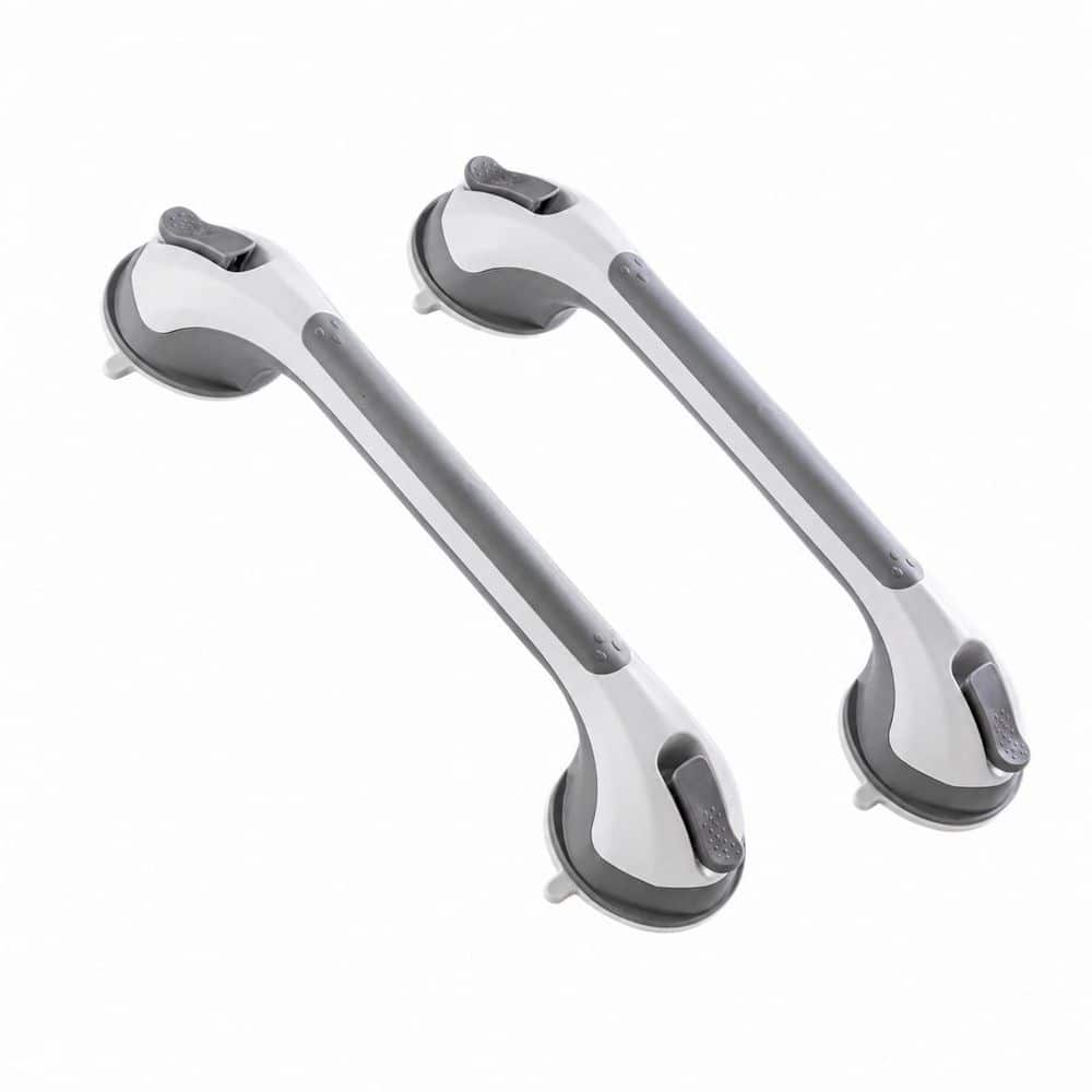 Suction Grab Bar for Bathtubs and Showers, 2 Pack, Heavy Duty Removable Handrail, No Drilling Waterproof, Grey price history on PriceWatchPro