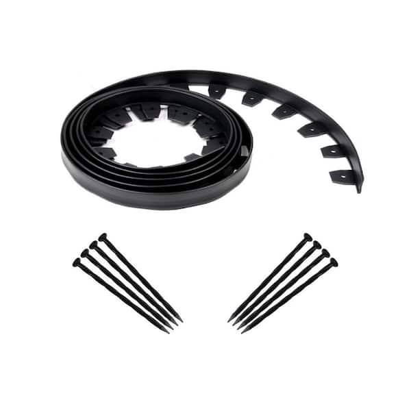 ProFlex 20 ft. L x 1.7 in. H x 2.38 in. W Black Plastic Heavy-Duty No-Dig Edging Kit