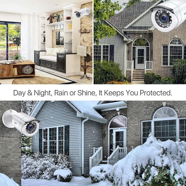 ZOSI Wired 1080p Outdoor Home Security Camera in Compatible