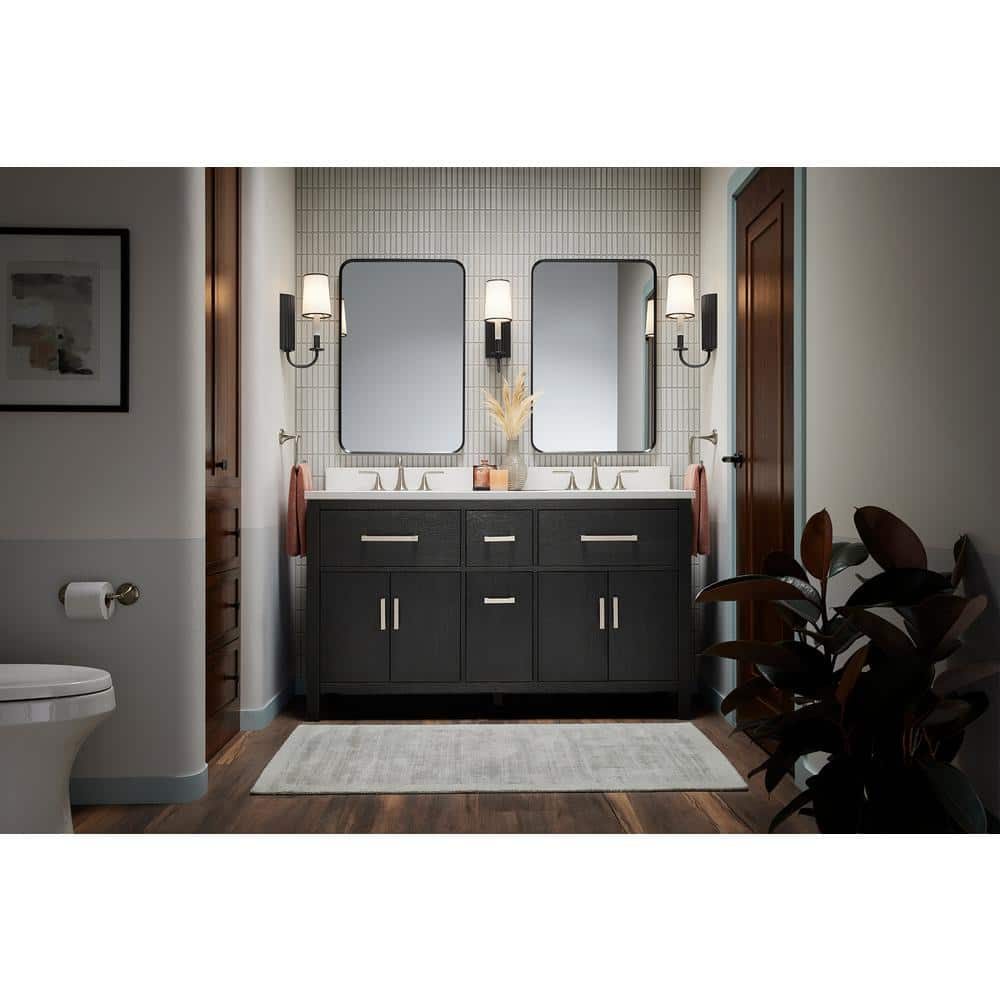 Brushed Nickel Pivoting Toilet Paper Holder