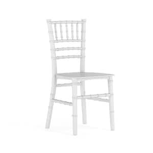 HERCULES Kids White Resin Party and Event Chiavari Chair