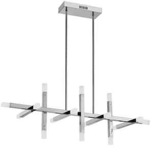 Acasia 16-Light Dimmable Integrated LED Polished Chrome Statement Chandelier