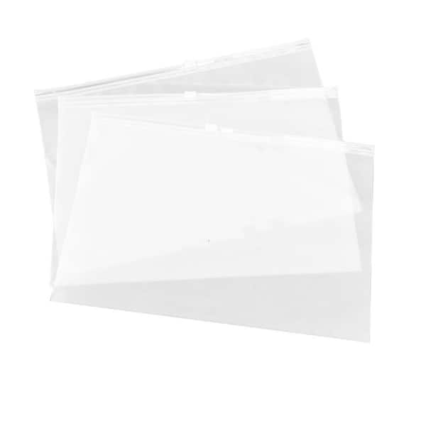 25 Pcs 10 x 8 in. Frosted Zipper Bags for Clothes Jewelry Packaging Travel Waterproof Bikini Bathing Suit Storage