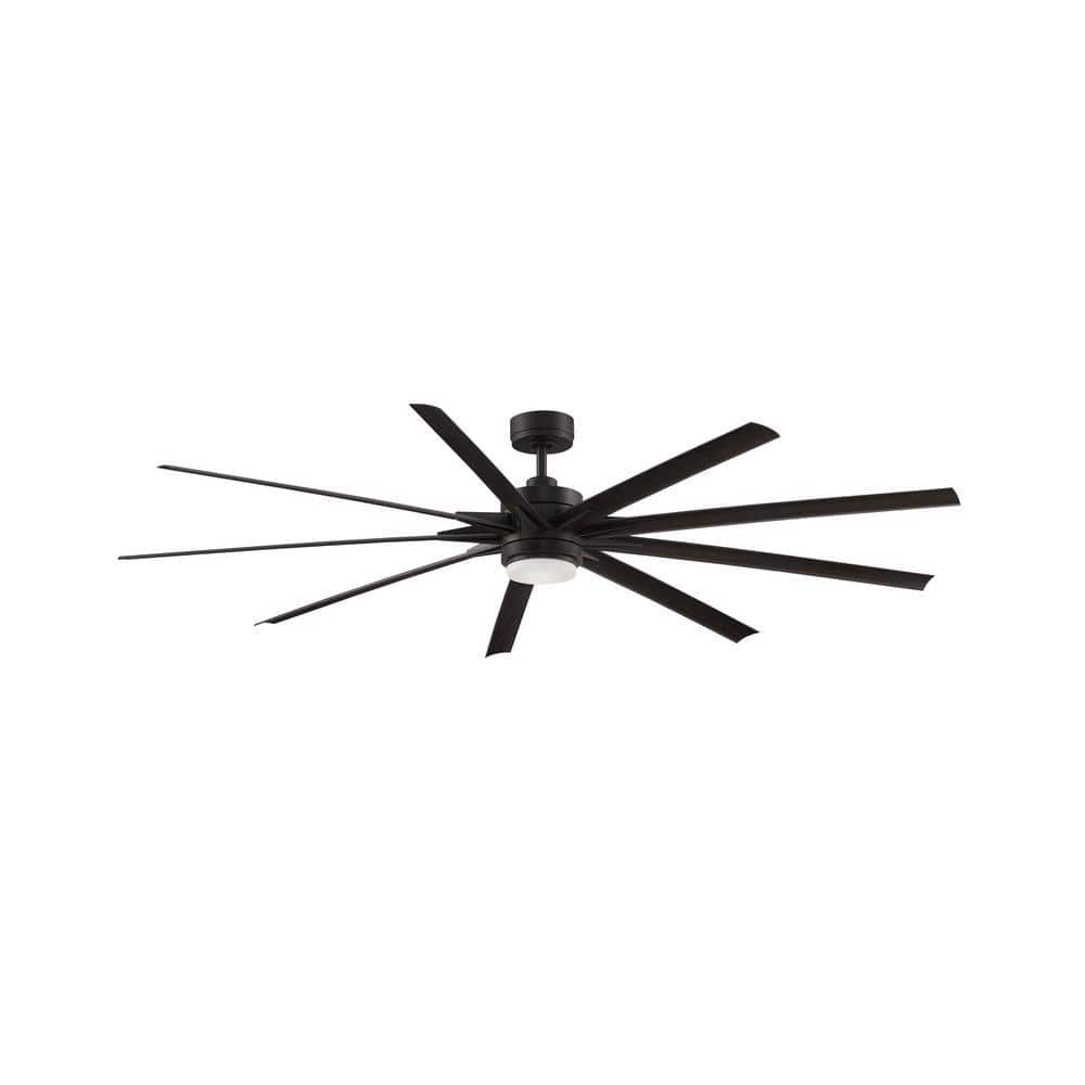 FANIMATION Odyn 84 in. Integrated LED Indoor/Outdoor Dark Bronze