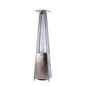 40,000 BTU Stainless Steel Pyramid Propane Gas Patio Heater