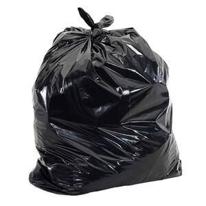 44 Gal. Heavy-Duty Black Trash Bags - 38 in. x 53 in. (Pack of 100) 2 mil (eq) - for Construction and Commercial Use