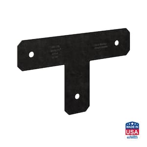 Outdoor Accents Avant Collection ZMAX, Black Powder-Coated T Strap for 4x4 Lumber