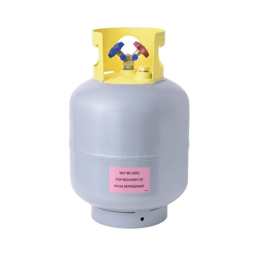 R410A R134A R22 Refrigerant Recovery Tank  30lb 400 PSI with Double Valve 