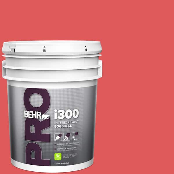 BEHR PRO 5 gal. #150B-6 Firecracker Eggshell Interior Paint