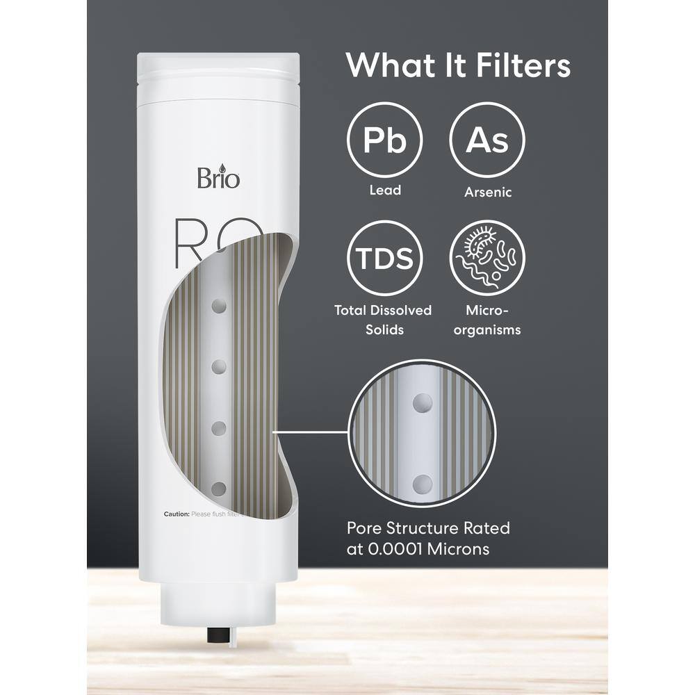 Brio White Reverse Osmosis Membrane Filter for ROSL500